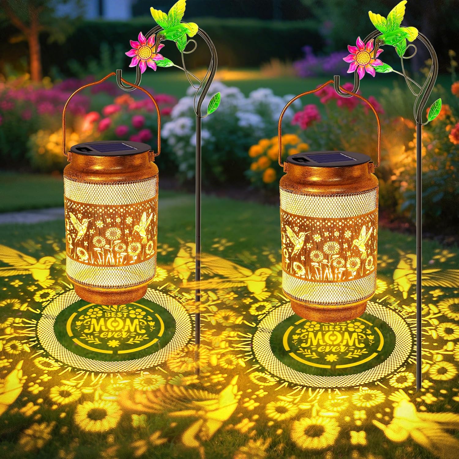 Elegant Solar Lanterns for Mom - Perfect Outdoor Gift Idea