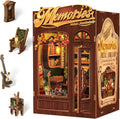 CUTEBEE Book Nook Kit Memories Music Bookshop - Relaxing DIY Miniature
