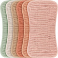 Muslin Baby Burp Cloths Sets 6 Pack - Soft, Large Cotton Burp Cloths