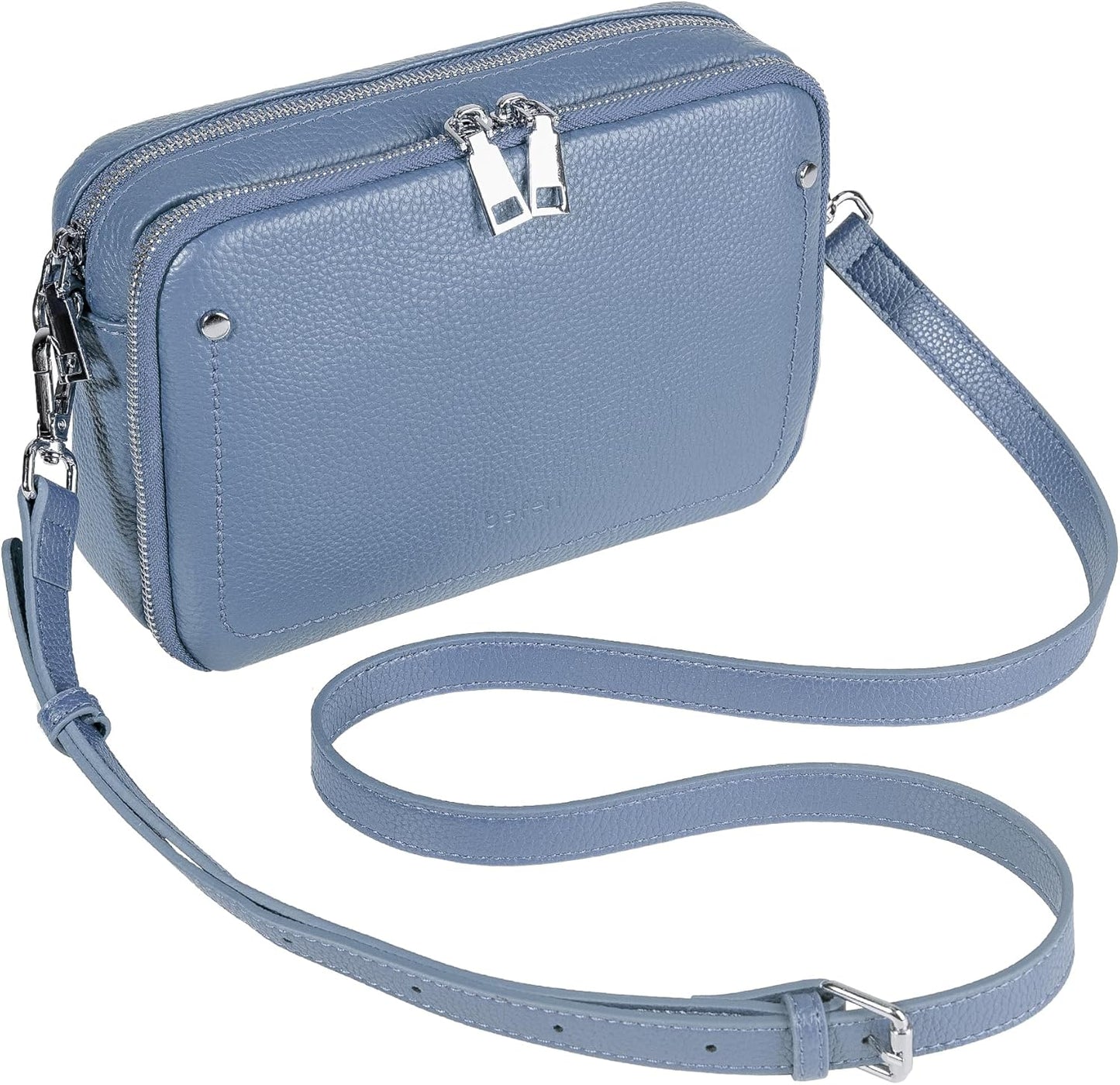 Genuine Leather Crossbody Bags for Women with RFID Protection