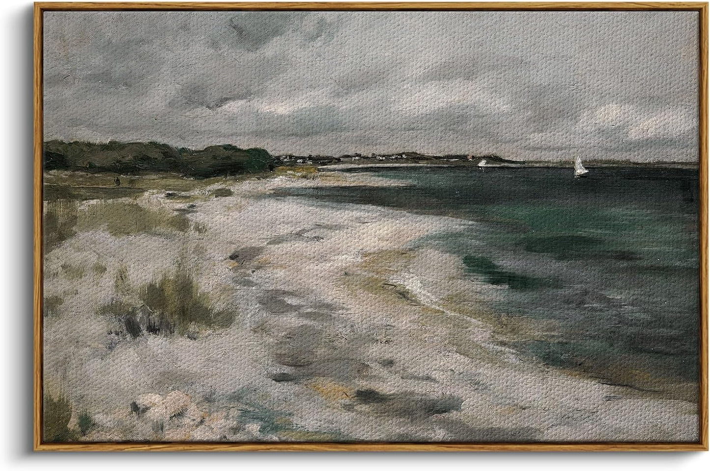 InSimSea Framed Canvas Wall Art for Coastal Living Room Decor