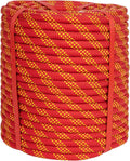 1/2 Inch Climbing Rope 200 Ft Red - Durable Arborist Static Rope