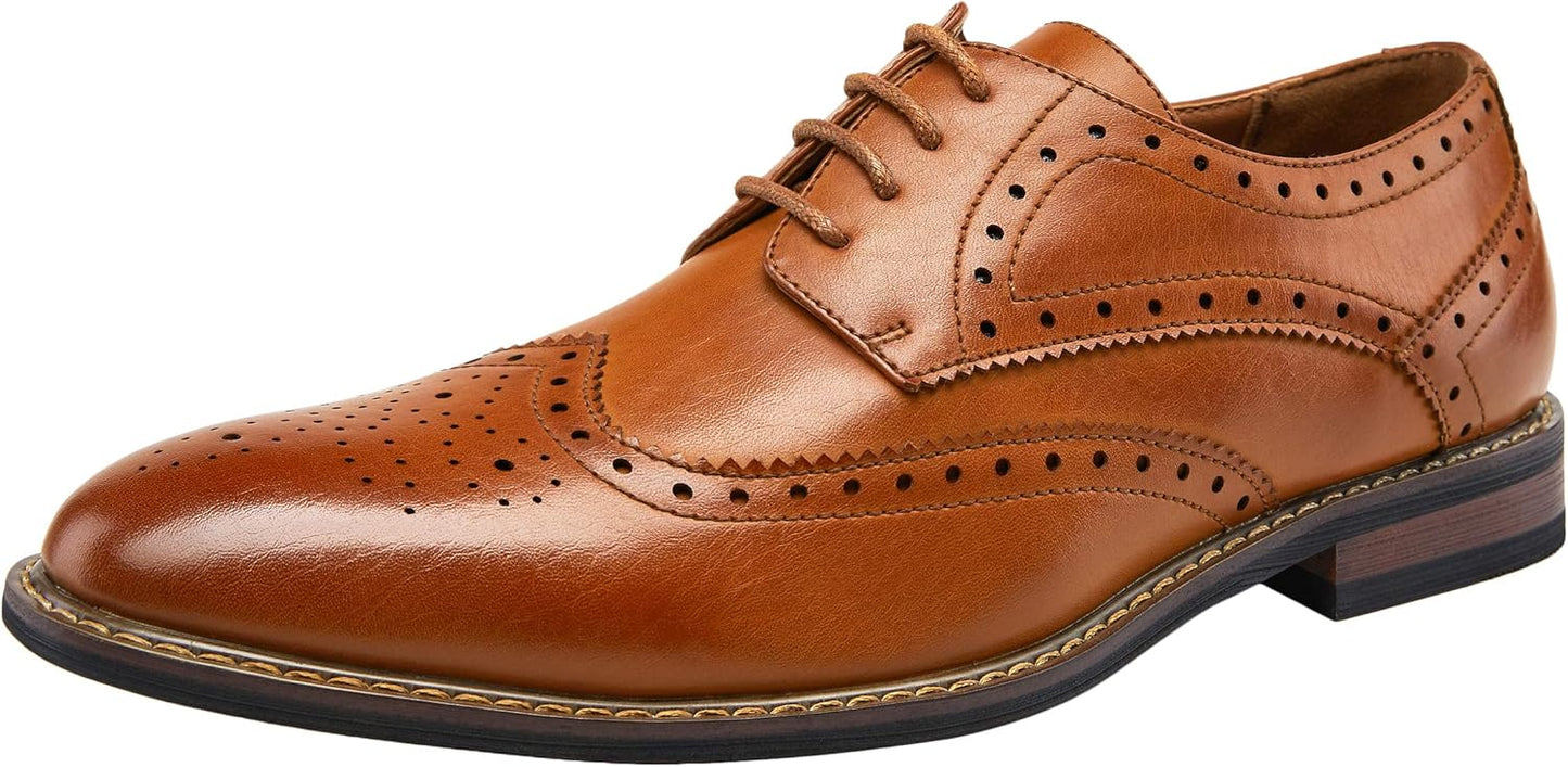 Jousen Men's Dress Cap Toe Wingtip Brogue Oxford Shoes Review