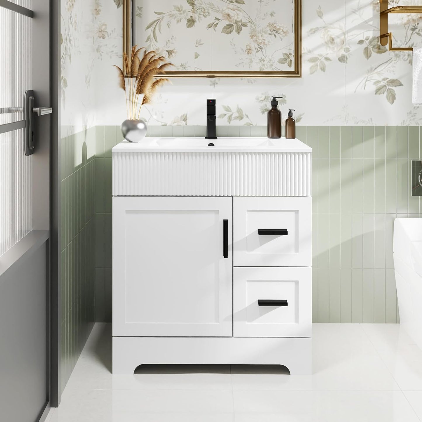 eclife 30 Bathroom Vanities Sink Combo with Modern Design