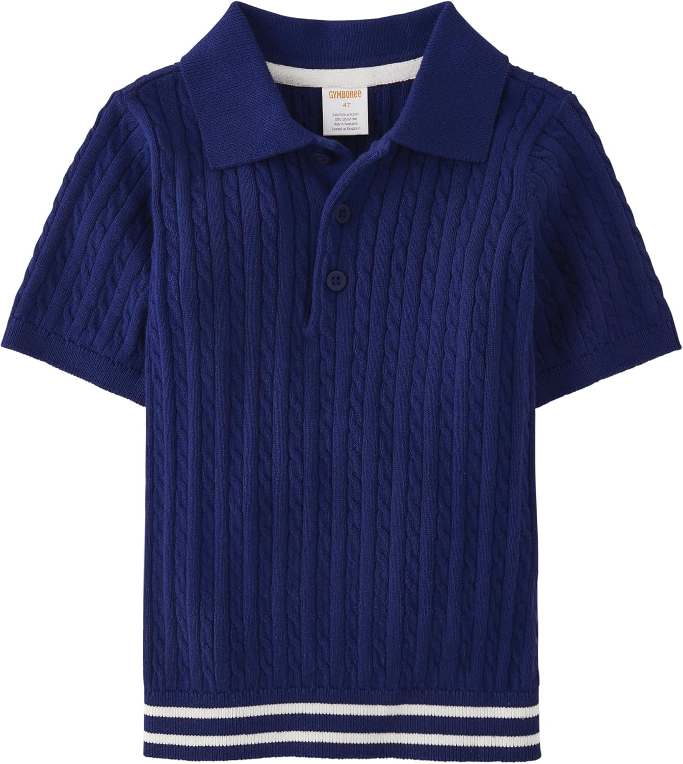 Toddler Short Sleeve Polo Shirt in Heather for Spring Style