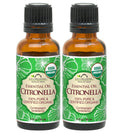 US Organic Citronella Essential Oil 100% Pure Pack of 2 - Natural Care