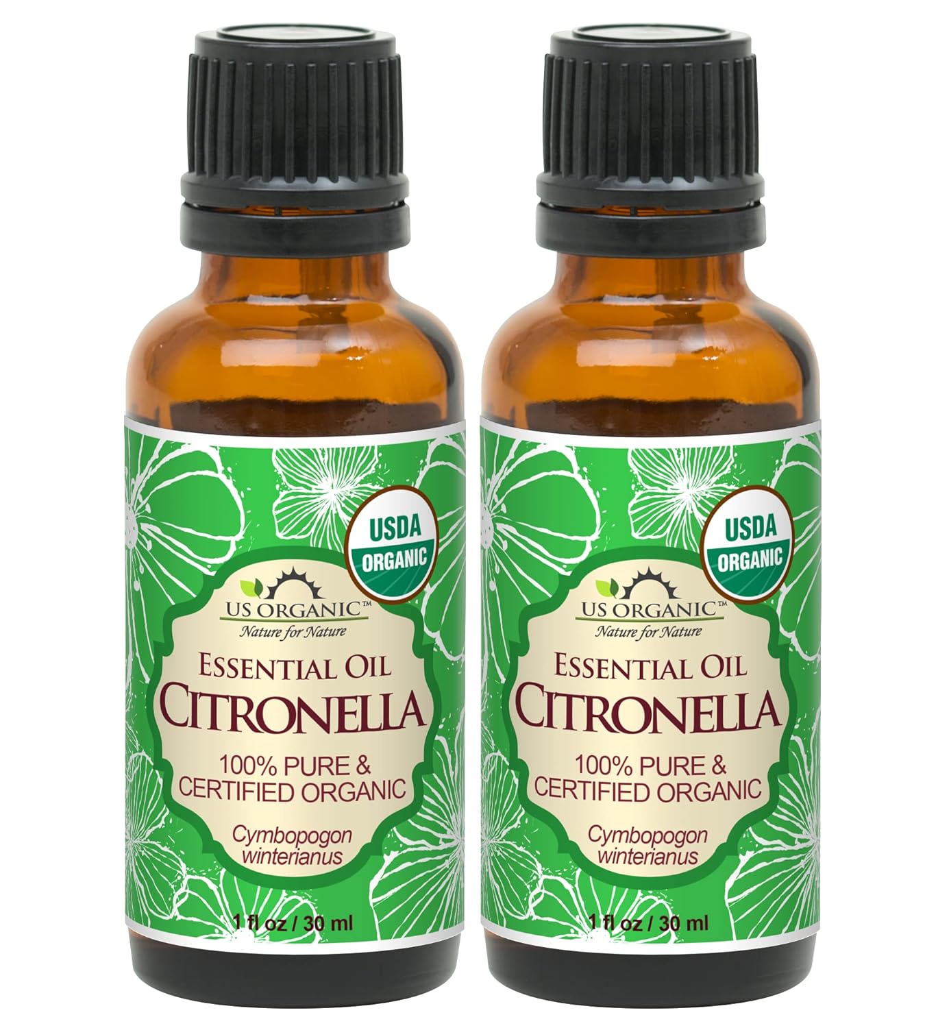 US Organic Citronella Essential Oil for Skin Care and DIY Projects