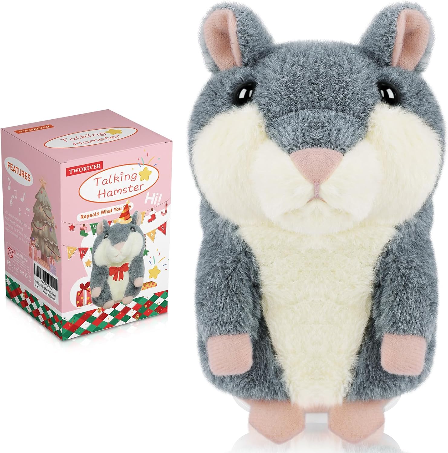Interactive Talking Hamster Toy - Fun Repeat-Back Feature!