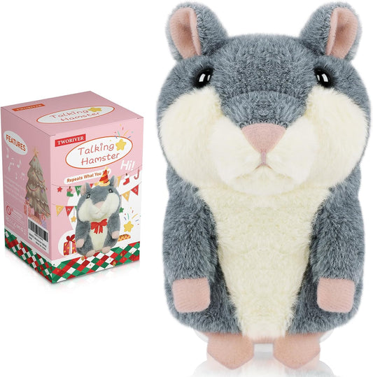 Interactive Talking Hamster Toy - Fun Repeat-Back Feature!
