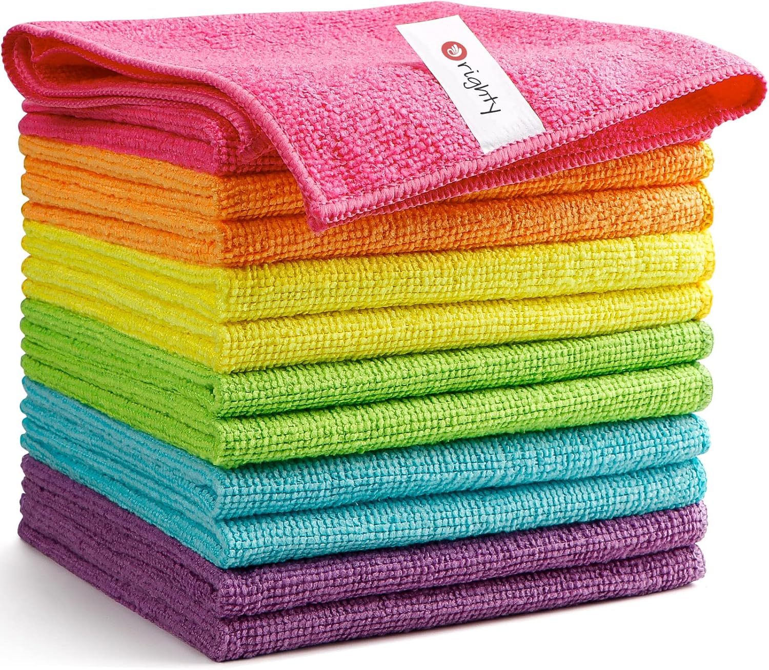 Ultra Absorbent Microfiber Cleaning Cloths x12