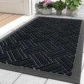 OLANLY Indoor Outdoor Mat 48x32 - Sturdy Non Slip Doormat