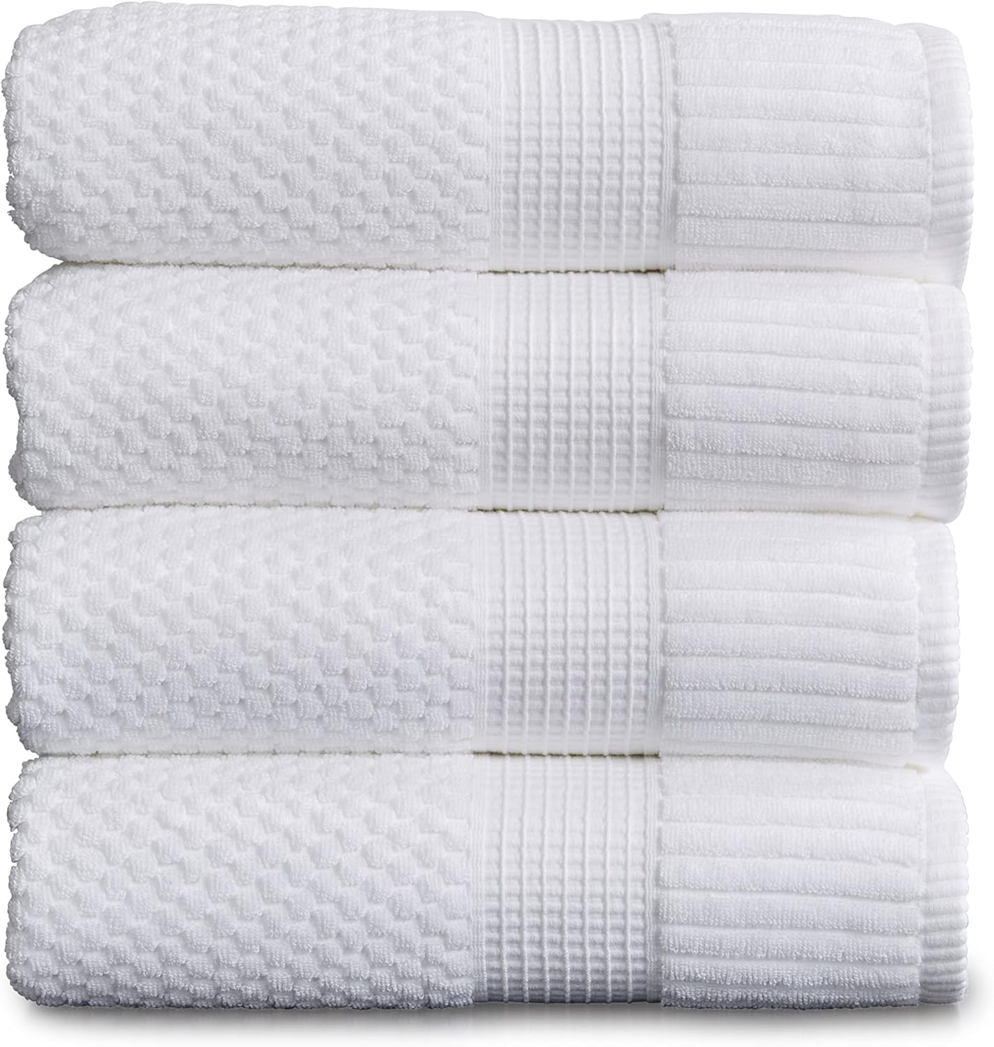 NY Loft 100% Cotton Bath Towels - Soft, Absorbent & Quick Dry