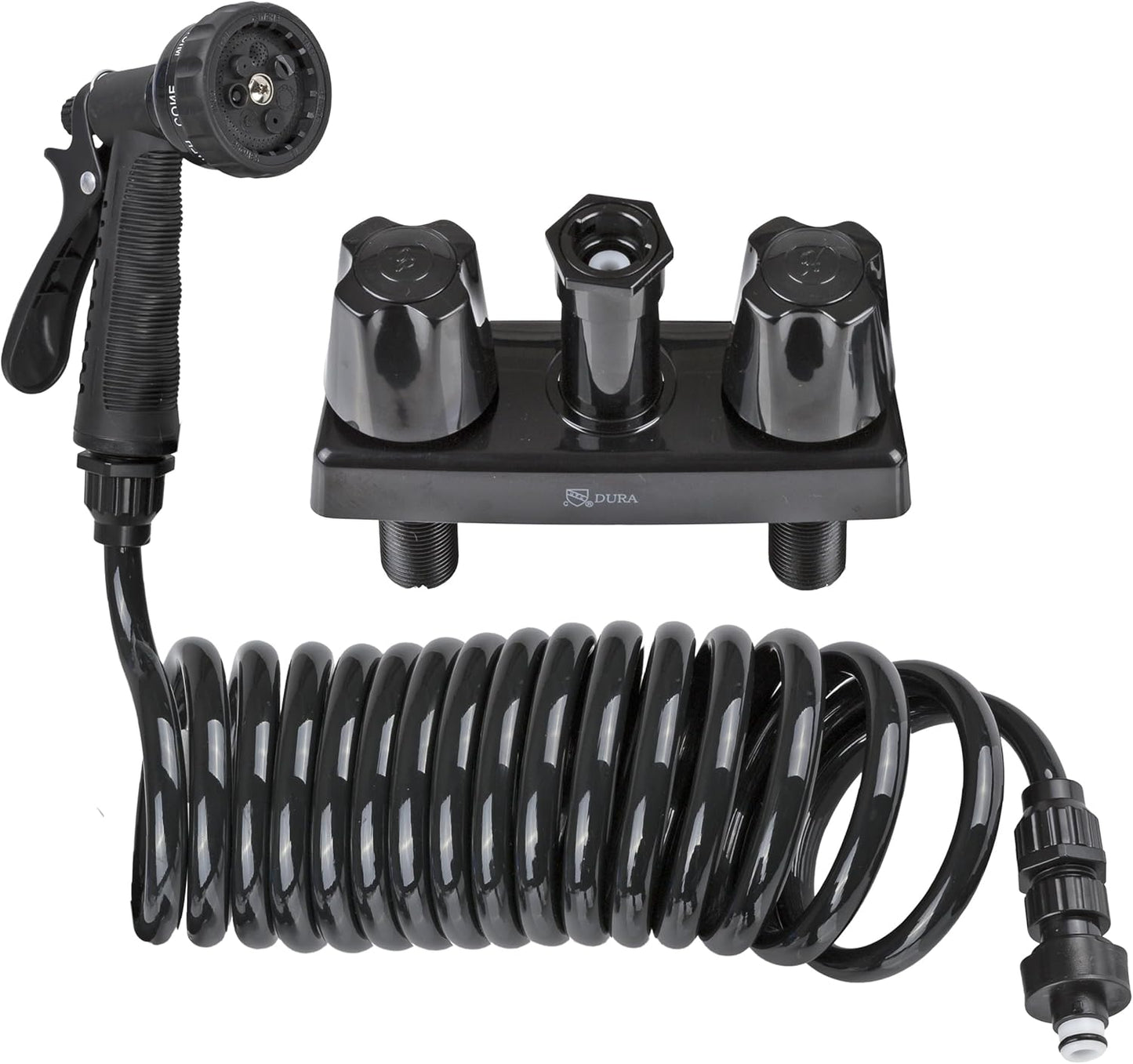 Dura Faucet DF-SA186-BK RV Exterior Quick Connect Spray Faucet