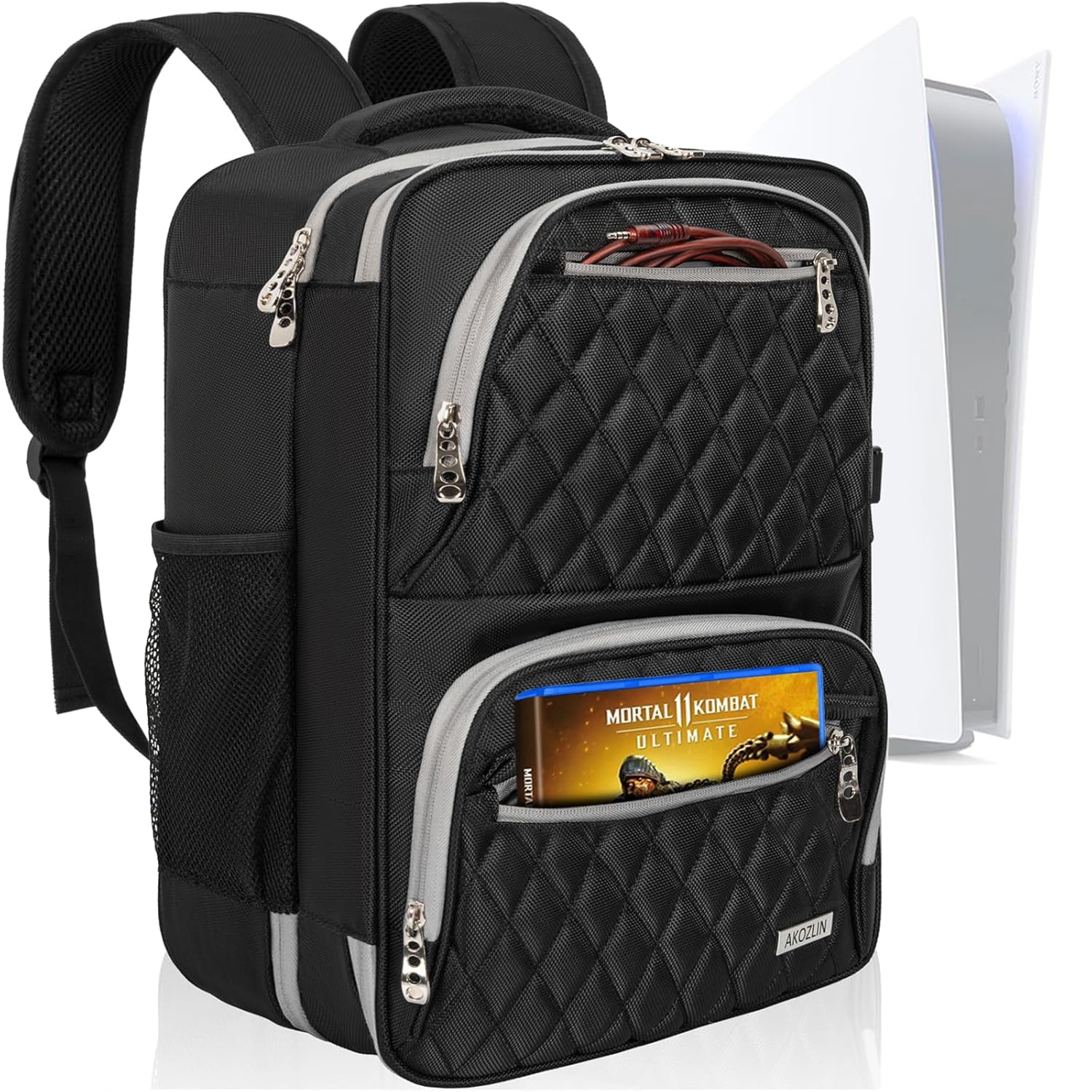 Travel Gaming Console Backpack for PS5 and Xbox One X S