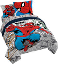 Marvel Spiderman Spidey VS Queen Bed Set - Soft Microfiber Comfort