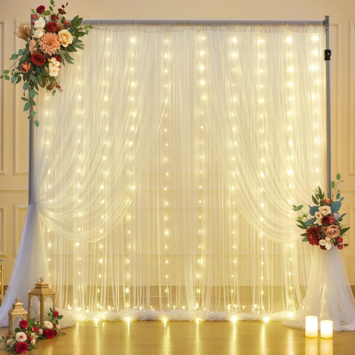 Twinkle Tulle Backdrop Set by Suppromo - Stunning Event Decor