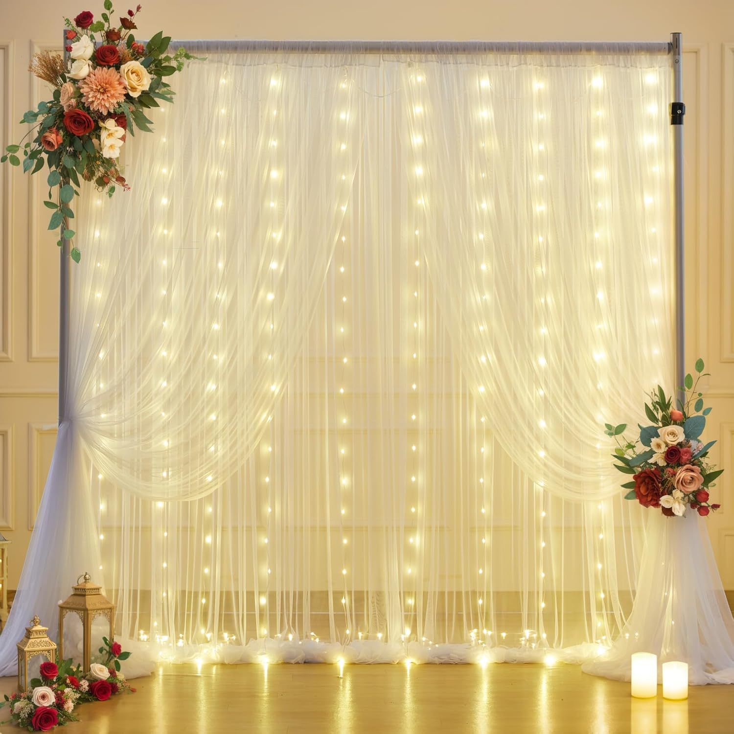 Twinkle Tulle Backdrop Set by Suppromo - Stunning Event Decor