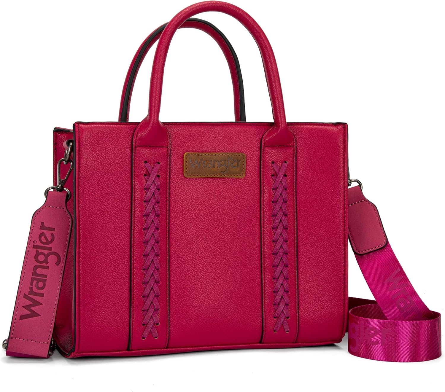 Wrangler Medium Tote Bag for Women with Stylish Whipstitch Design