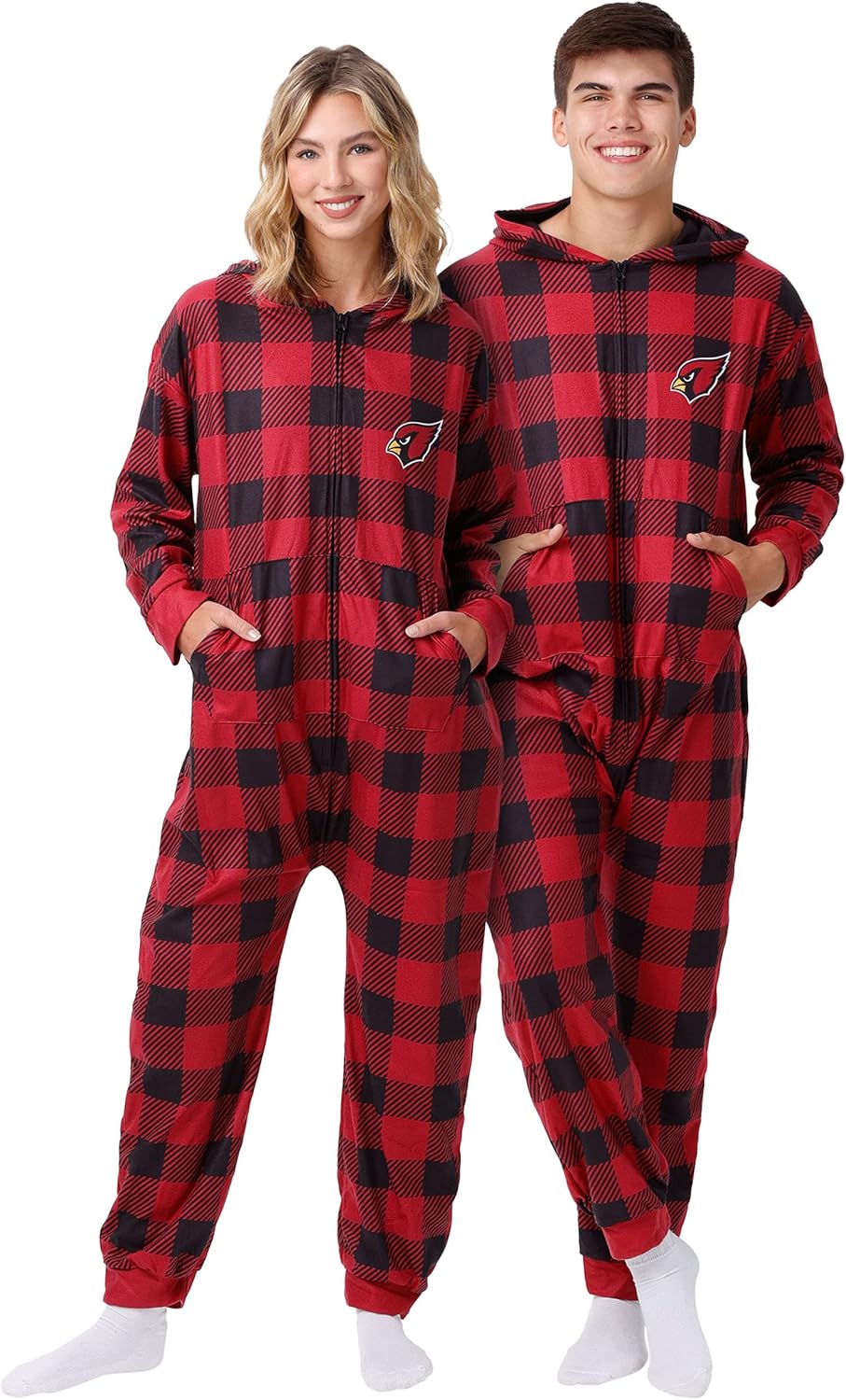 FOCO NFL Team Logo Pajamas One Piece Onsie for Ultimate Comfort