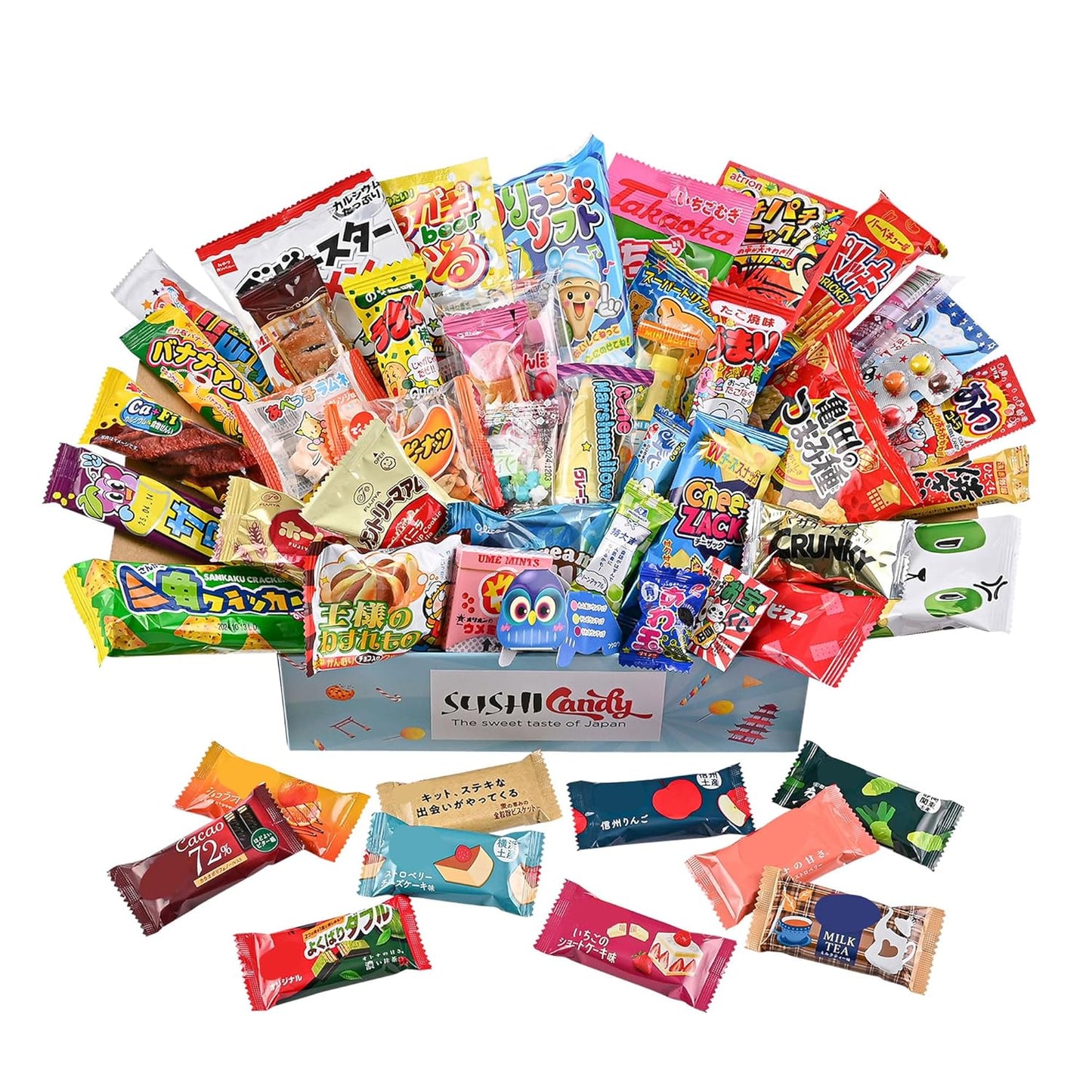 50 Piece Japanese Candy & Snack Box Set with KitKat Assortment