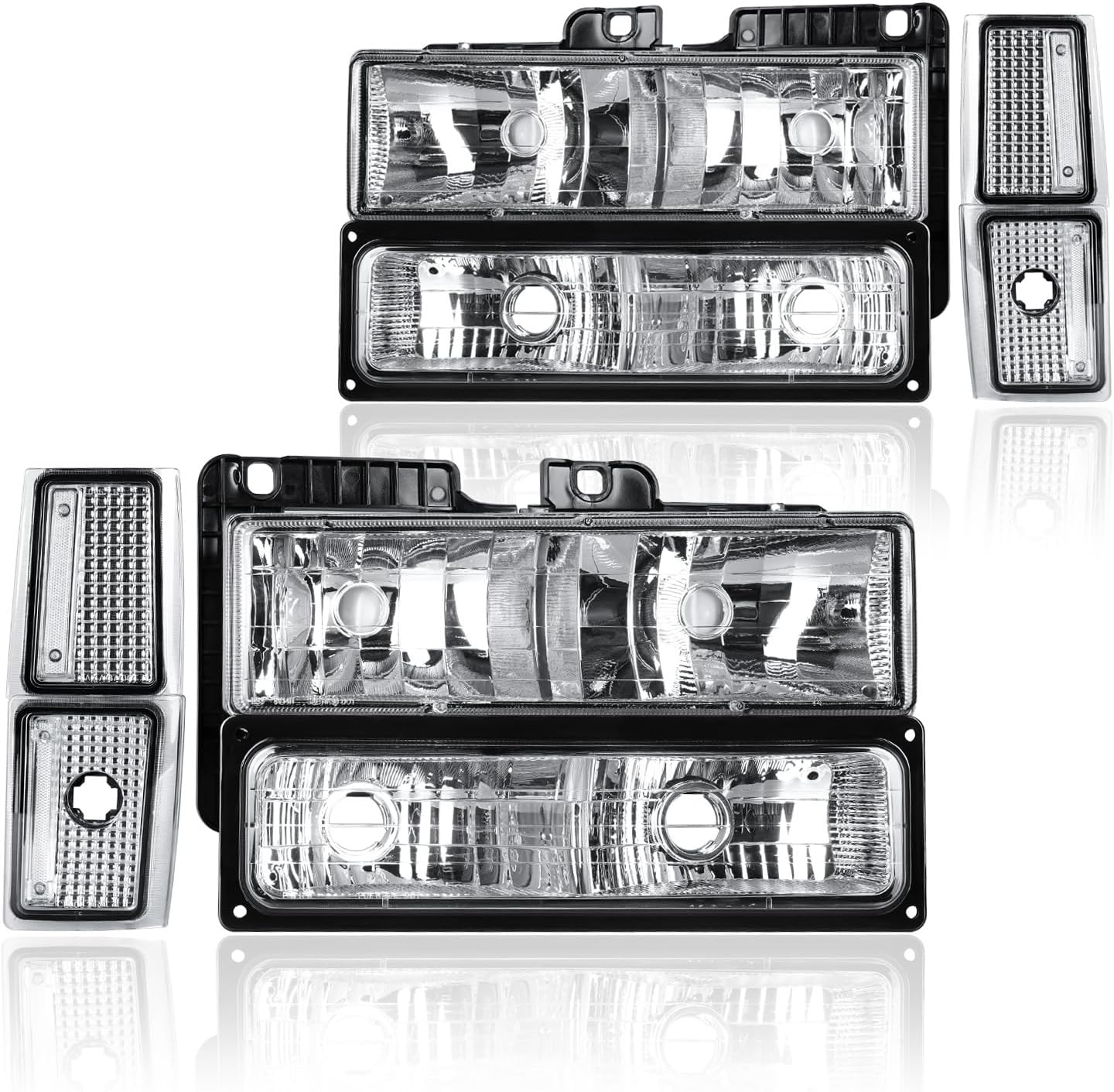 Headlight Assembly for 1995-1999 Chevy GMC C/K Silverado Tahoe