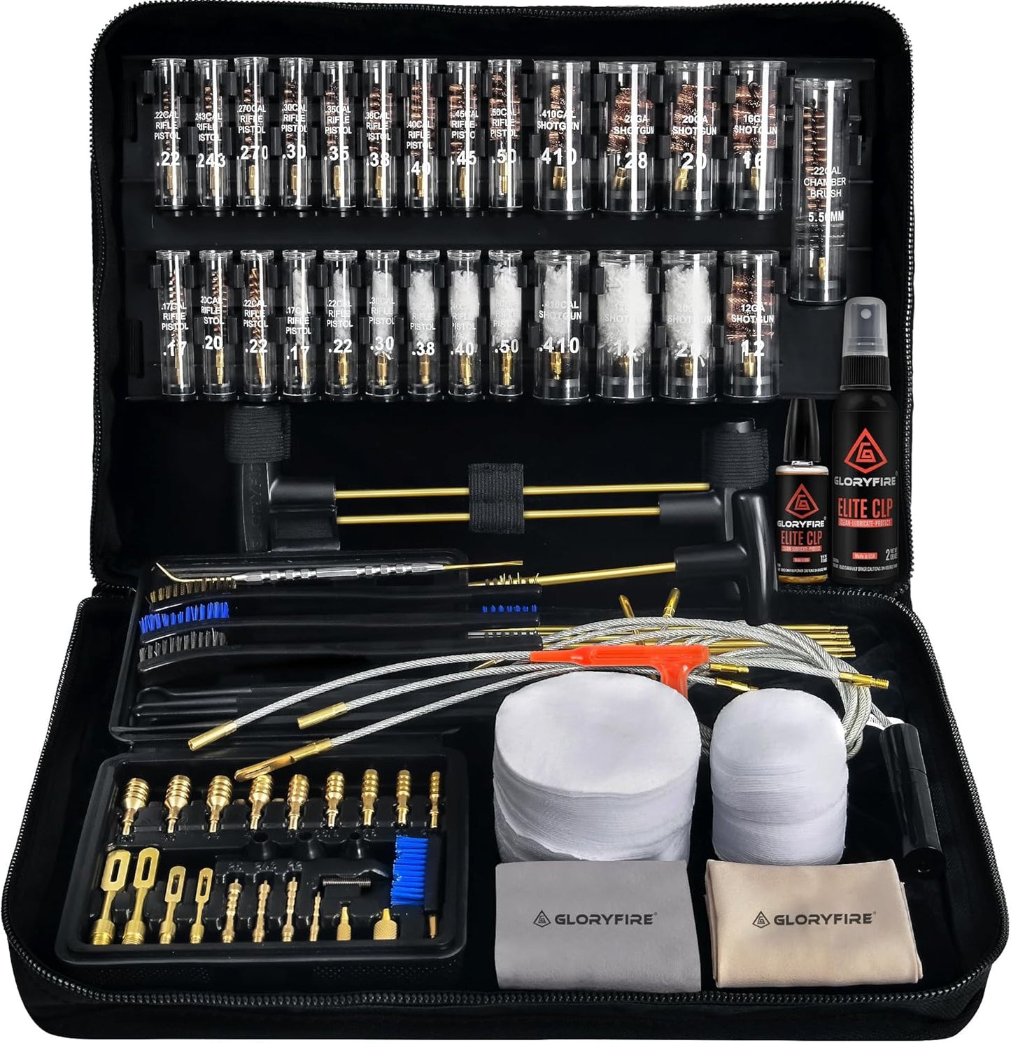 GLORYFIRE Gun Cleaning Kit for Handguns and Shotguns - Premium Quality