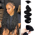 Human Braiding Hair 100g One Bundle 18in Natural Black Body Wave