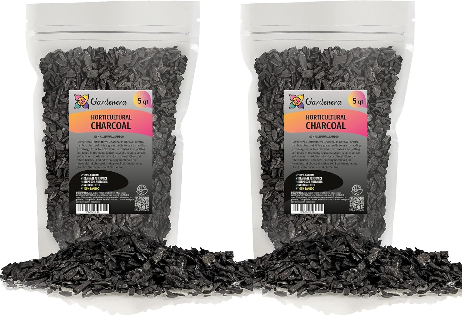 Gardenera 10 Quart Premium Horticultural Charcoal for Plants