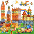 120 PCS Magnetic Tiles for Kids - Safe Educational STEM Toy