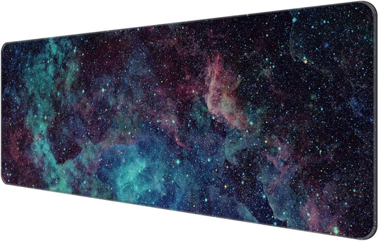Dynippy Thin XXL Gaming Mouse Pad - Smooth Galaxy Space Desk Mat