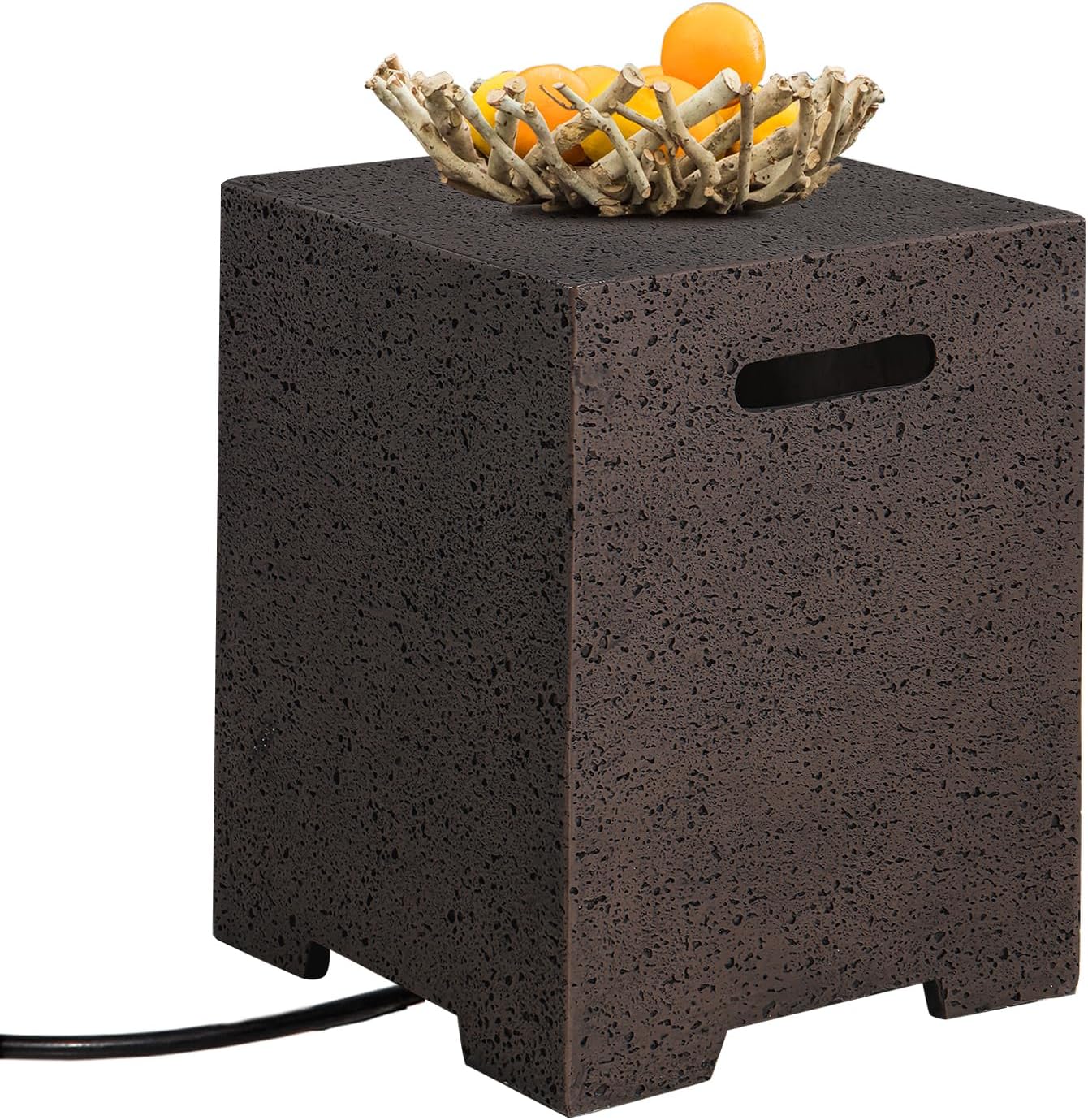 COSIEST Outdoor Hideaway Tank Table for Gas Fire Pits Review