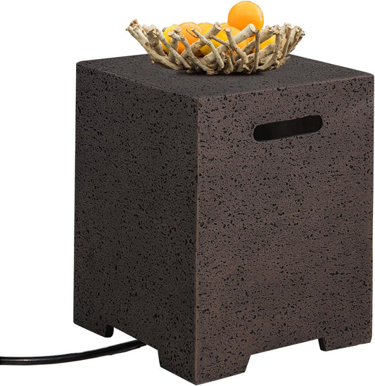 COSIEST Outdoor Hideaway Tank Table for Gas Fire Pits Review