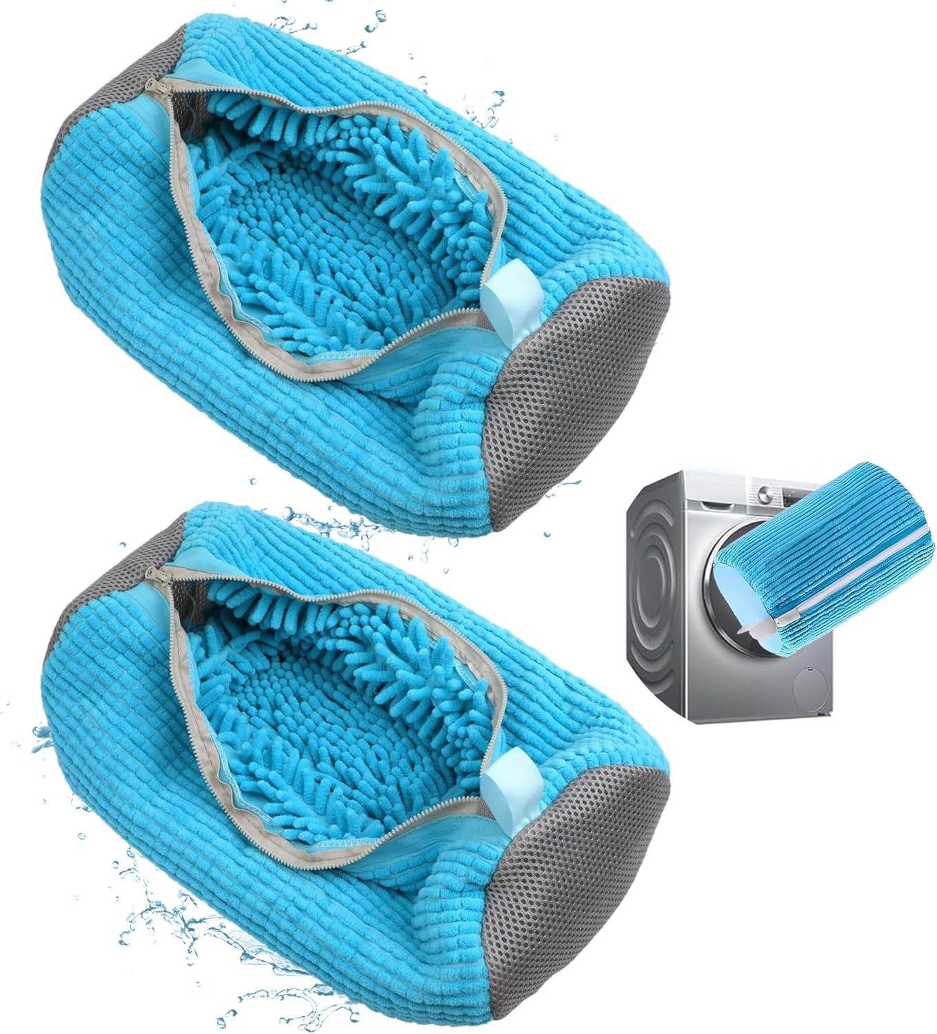 Upgrade Shoe Washing Bag 2 Pack - Keep Shoes Clean