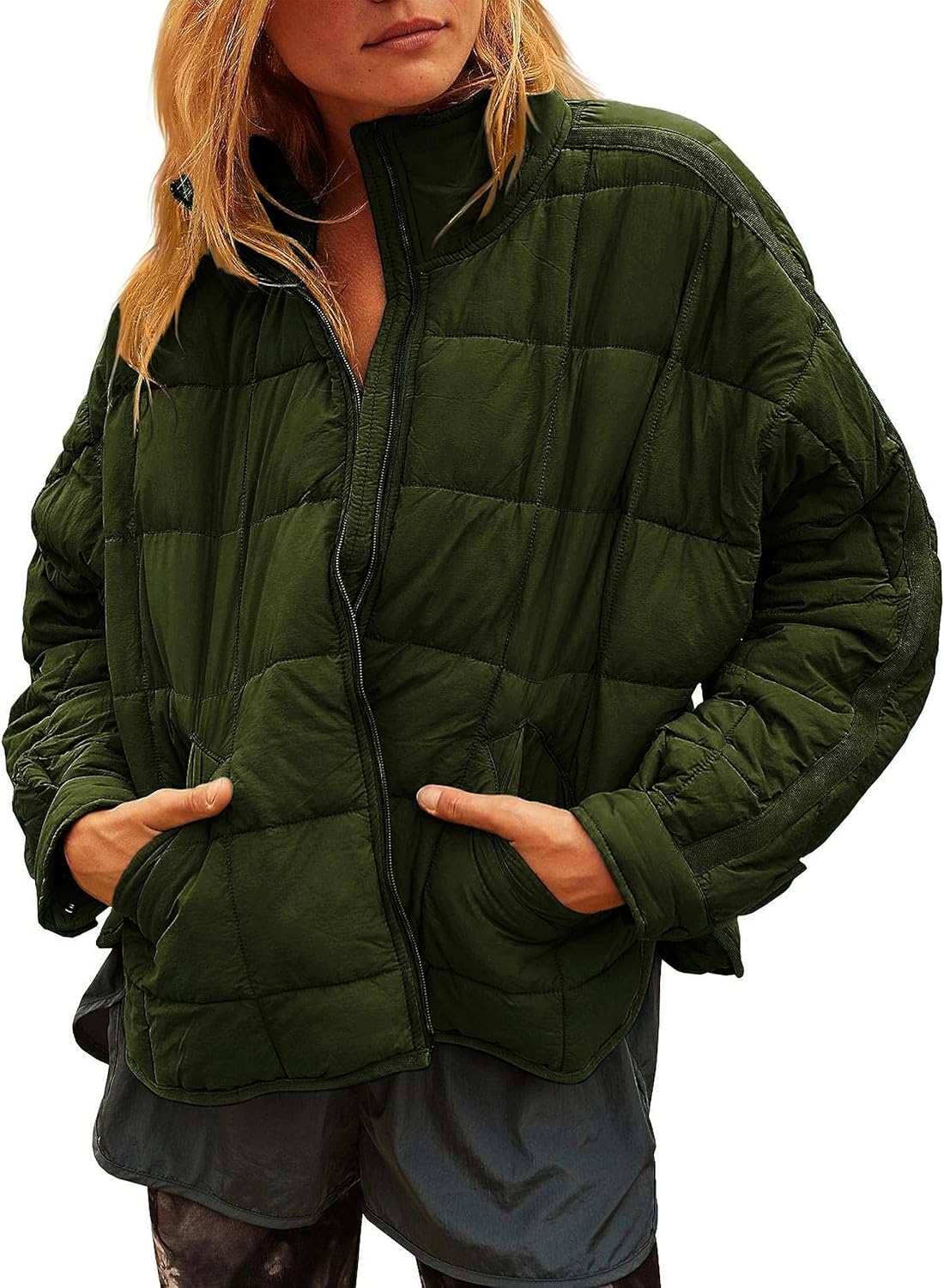 Lightweight Quilted Puffer Jackets for Women - Stylish Winter Coat