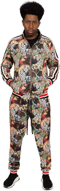 G-Style USA Men's Velour Velvet Tracksuit Set - Comfortable Casual 60%