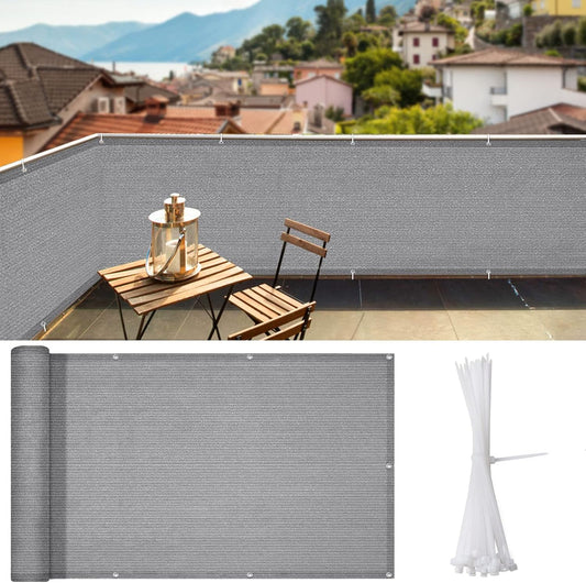 iCover 3x10ft UV-Resistant Balcony Privacy Screen - Enhance Your Outdoor Space!