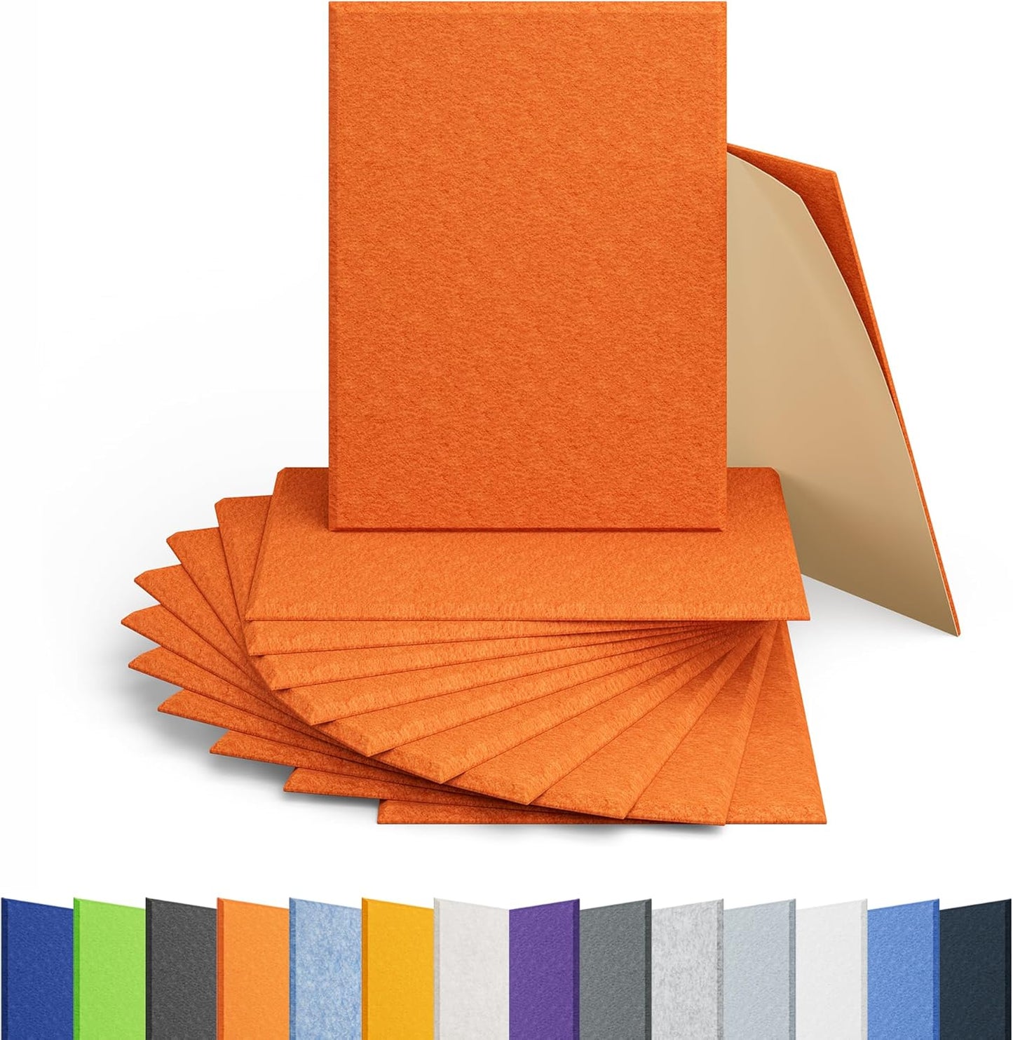 12 Pack Acoustic Panels for Sound Proofing in Home and Office
