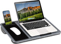 Home Office Lap Desk Left-Handed with Mouse Pad - Fits 15.6 in