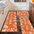 Ileading Fall Kitchen Rugs Set of 3 for Autumn Home Decor