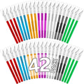 42 Pack Exacto Knife Set Precision Craft Hobby Knife - Multicolor