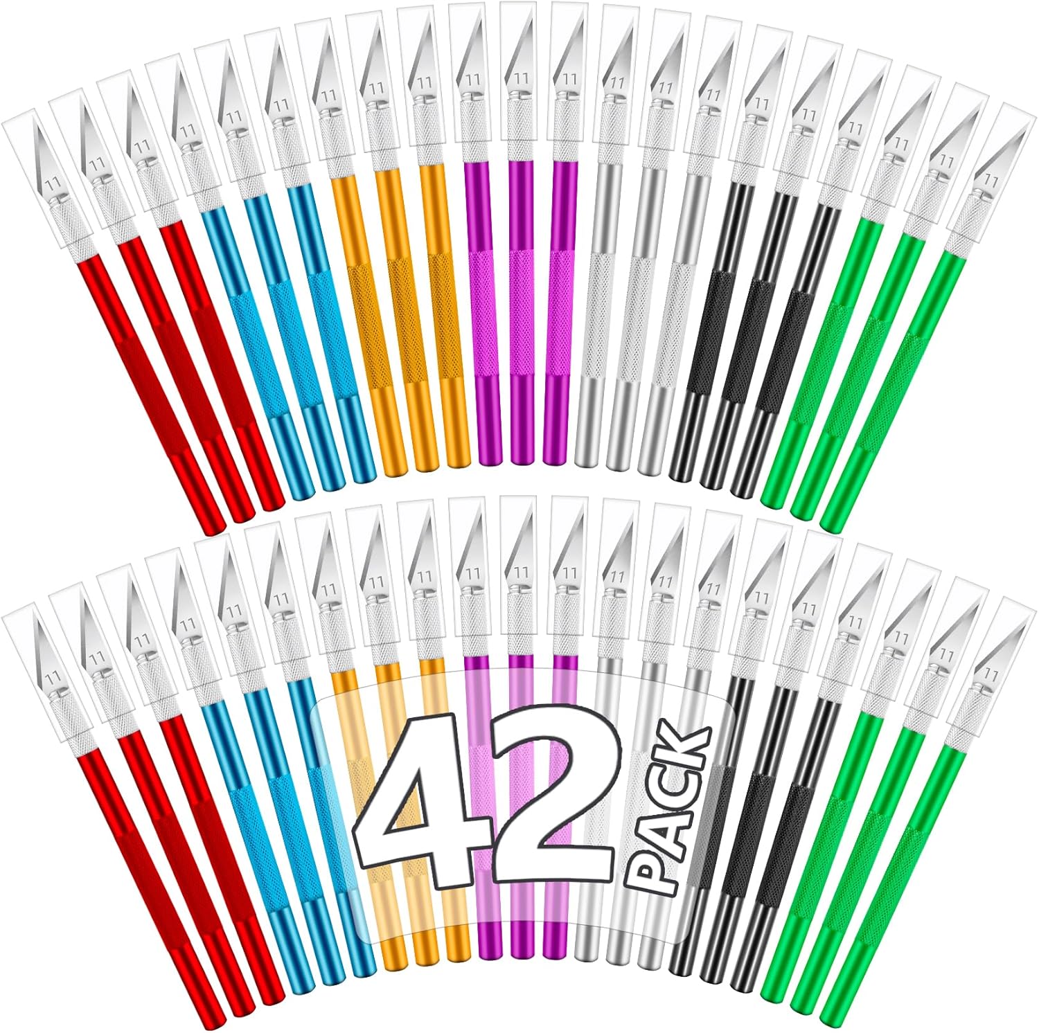 42 Pack Exacto Knife Set for Precision Crafting and DIY Projects
