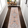 Vivorug Runner Rug 2x10 Machine Washable Non-Slip Vintage Style