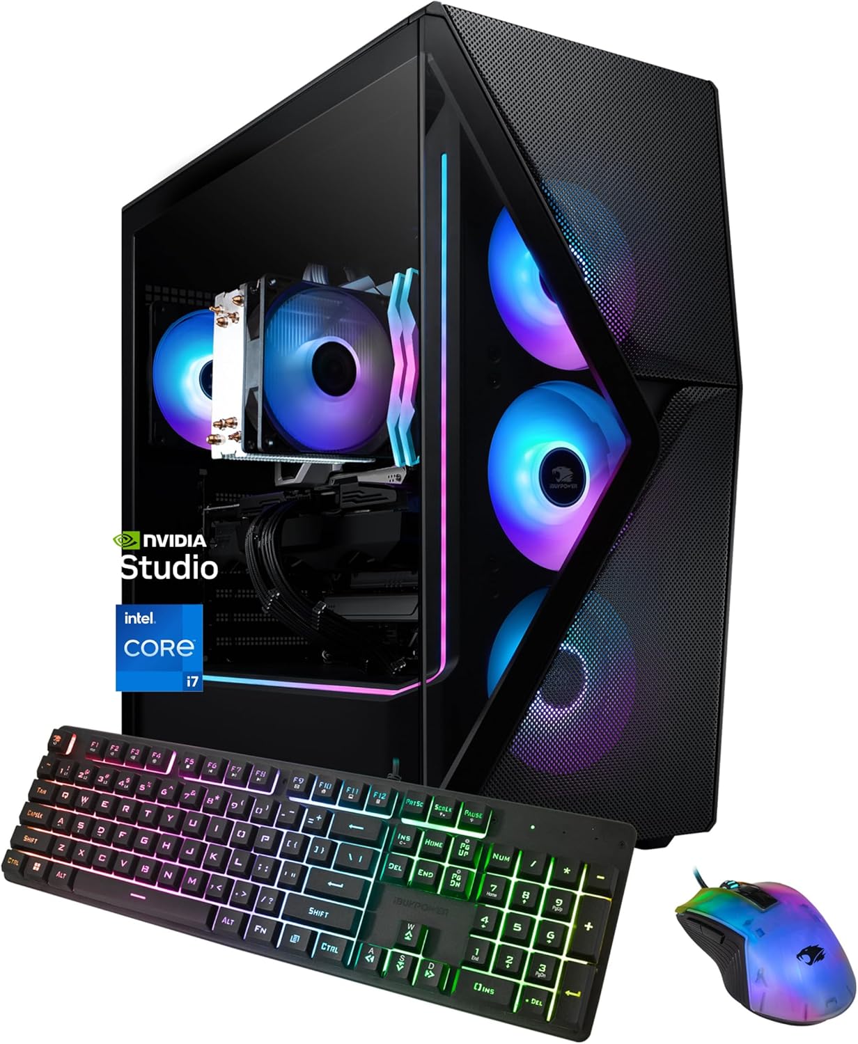iBUYPOWER Slate MESH Gaming PC with Intel Core i7 and RTX 5070