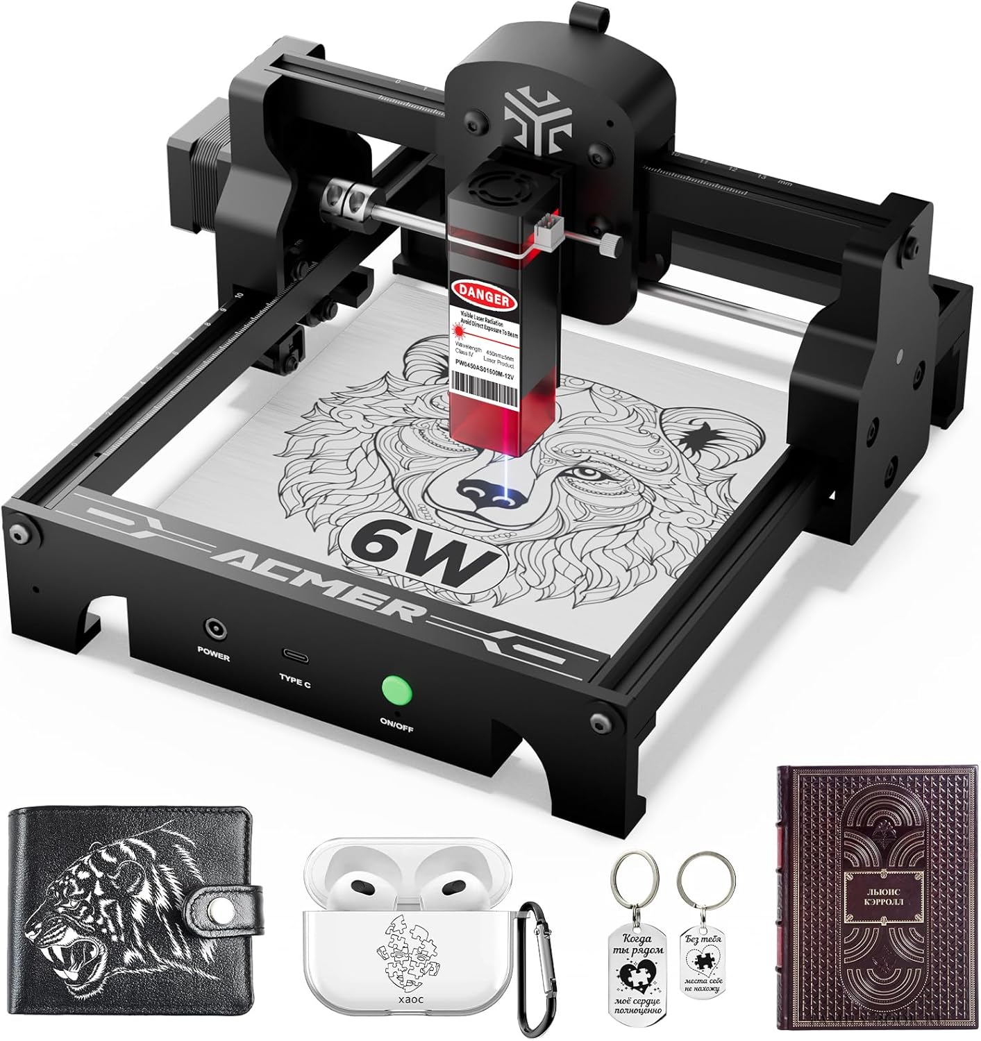 Acmer S1 Laser Engraver and Cutter Machine for DIY Crafts