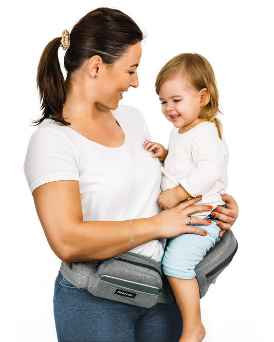 Baby Hip Carrier with Lumbar Support & Multiple Pockets for Comfort