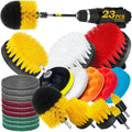 Holikme 23Pack Drill Brush Attachments Set - Versatile Scrub & Polish