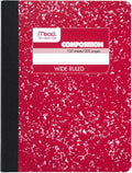 Mead Composition Notebook Wide Ruled 9-3/4 in x 7-1/2 in - Colorful