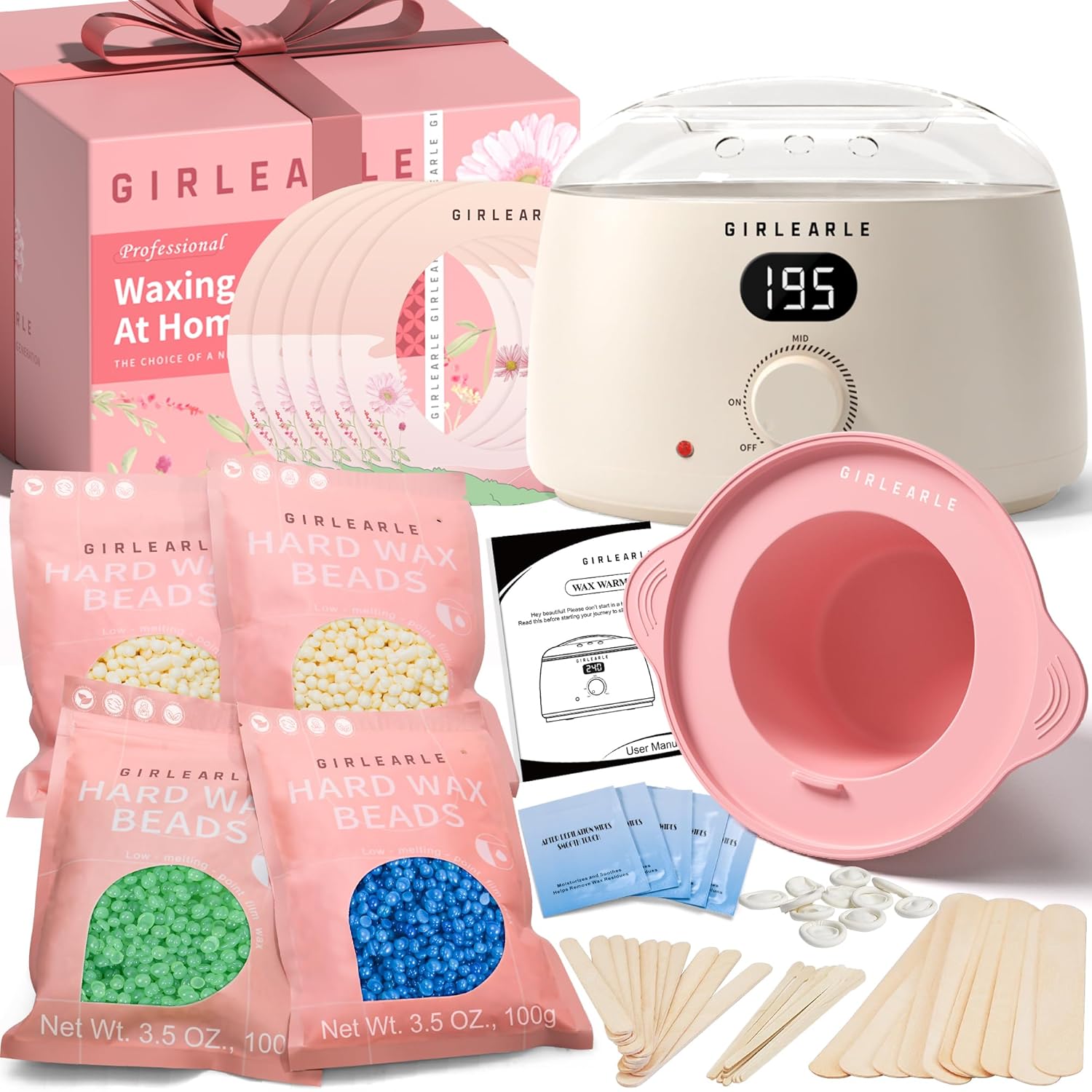Premium Digital Waxing Kit for Home Hair Removal Needs