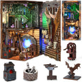 DIY Book Nook Kit Blade and Magic - Detailed 3D Wooden Puzzle