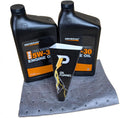 Generac 5W30 Full Synthetic Engine Oil Quart Pack (2) with Funnel